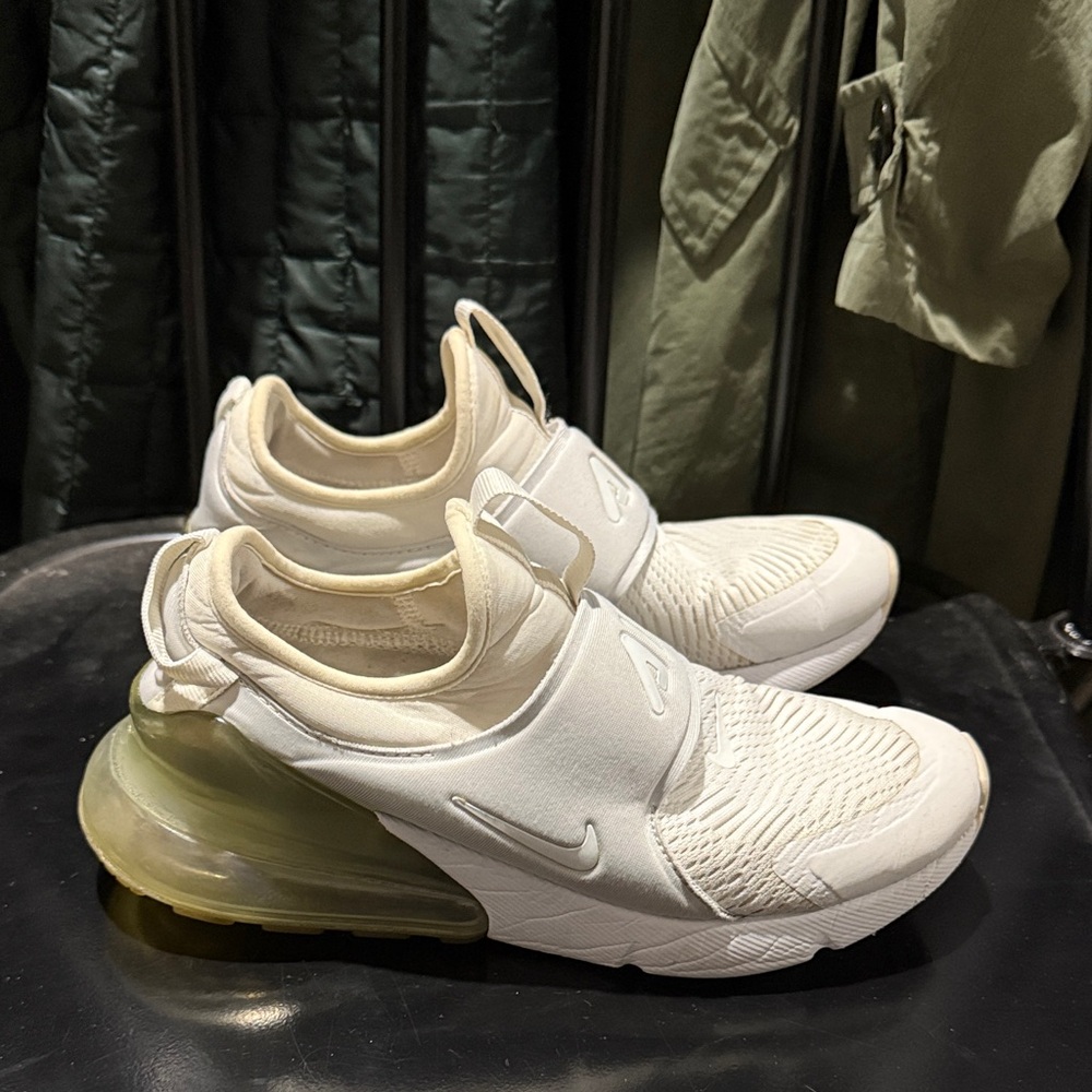 Nike Air Max 270 Extreme White Metallic Silver (GS) - Picture 1 of 6